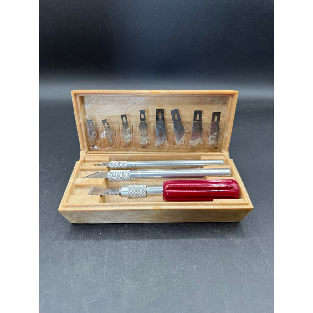 Vintage X-Acto Knife Set – Precision Cutting Kit with Blades & Handles
